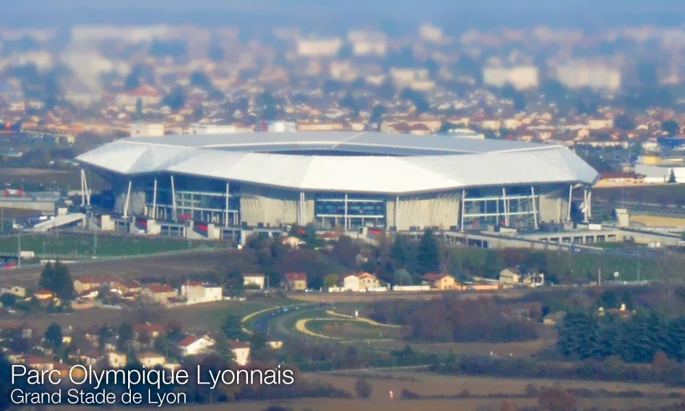 stade des lumières OL land lyon nouveau stade